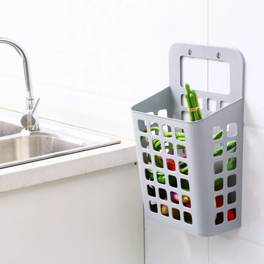 Suction Cup Hanging Hamper Clothes Storage Basket Plastic Dirty Laundry Convenient Toy For Srorage | Дом и сад
