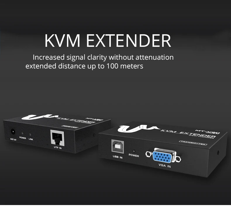 MT-VIKI kvm extensão 100m teclado vídeo mouse