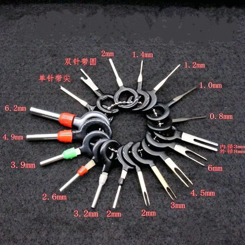 18 шт./компл. электропроводка автомобиля обжимной соединитель Pin Extractor Kit