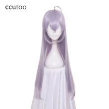Ccutoo Akashic Records of Bastard Magic instager Sistine Fibel длинный прямой Серебряный серый фиолетовый смешанный синтетический парик для косплея