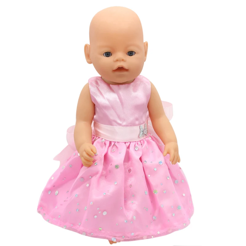 Zapf Baby Born font b Doll b font Clothes 15 Styles Bowknot Princess Skirt Dress Fit