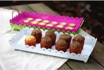 

white/ pink/ green cupcake pan /wedding candy dish wedding fruit tray/cake decoration-free shipping