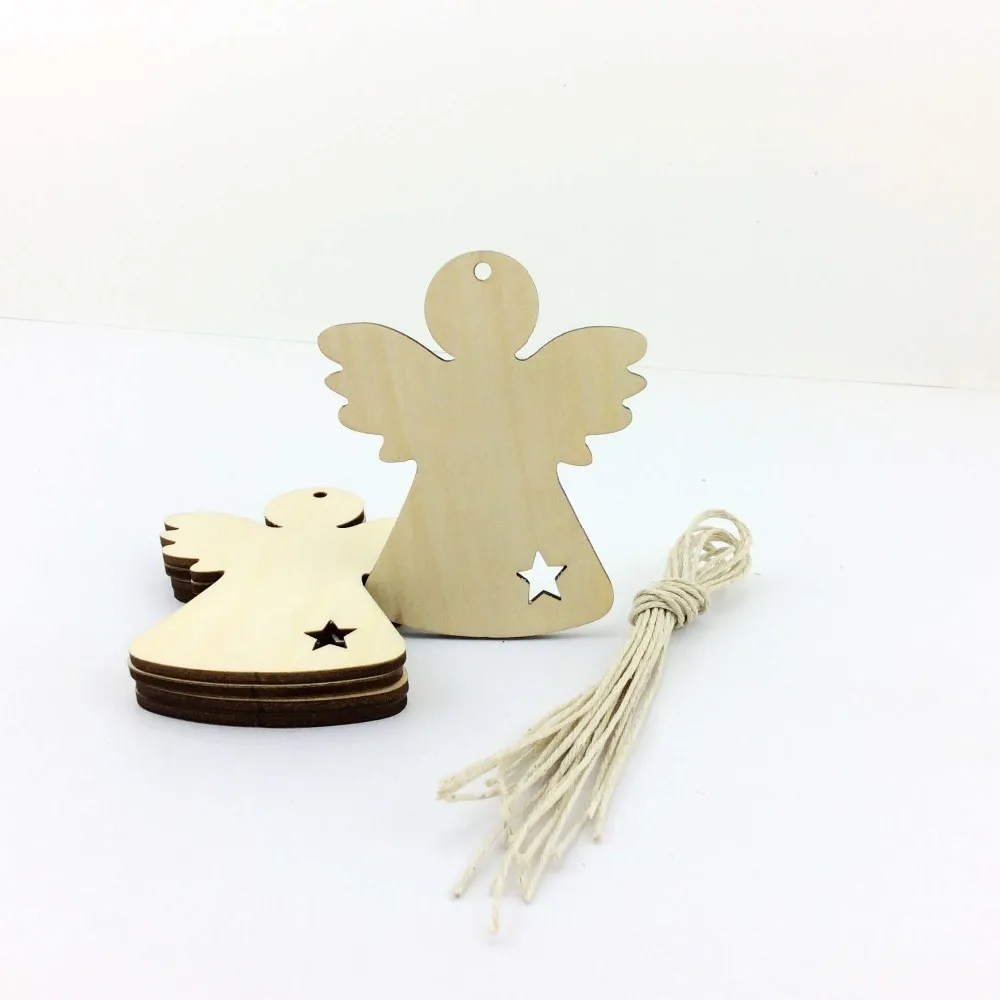 SD 053 popular bulk wood christmas ornamentsin Party DIY Decorations