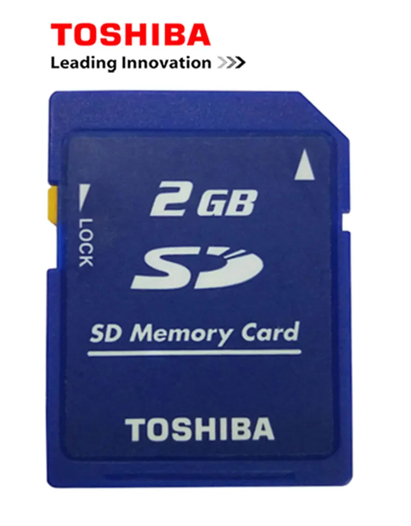 Toshiba 2 ГБ Class2 SD-M02G sd-карта карта памяти Стандартный безопасный SD для видеокамер и цифровых камер замок Memoria SD новая дешевая