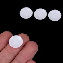 4 шт./компл. белая посуда миниатюрные столовые приборы для 1:12 кукольная мебель аксессуар круглой формы посуда тарелка посуда Кухня игрушка