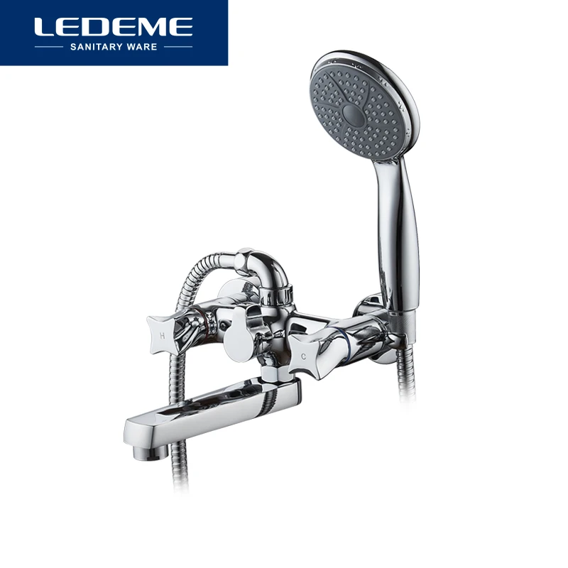 LEDEME Top Quality Bath Shower Faucets Set