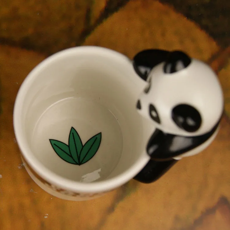Керамическая кружка с милой пандой для молока, креативная кофейная чашка с ручкой, новинка, держатель для карандашей, рекламный подарок SH794