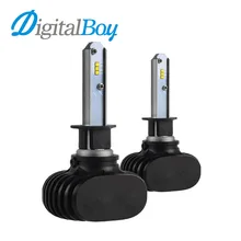 New H1 LED Headlight Car Bulbs LED Single Beam Headlamp 50W 8000lm Auto H1 Lights Bulb 6000k Car Replacement Front LED Lights