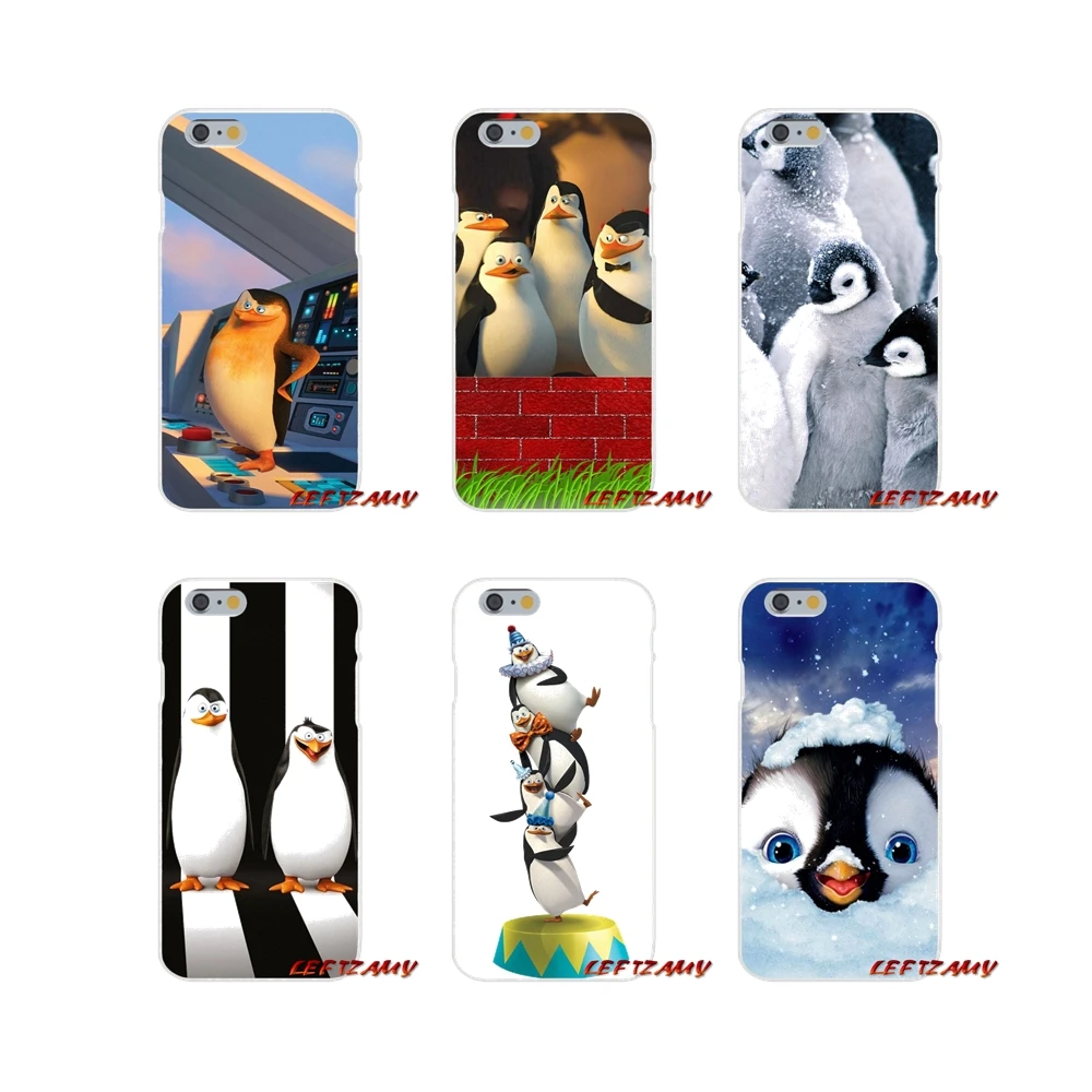 

Funny Penguins Of Madagascar Accessories Phone Cases Covers For iPhone X XR XS MAX 4 4S 5 5S 5C SE 6 6S 7 8 Plus