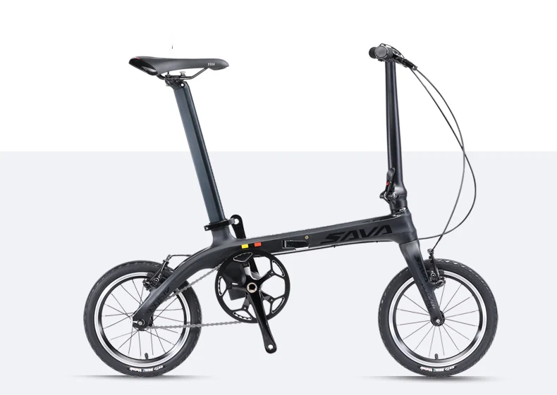 Clearance Folding Bike Carbon fiber Folding Bicycle 14/ 12 inch folding bike bicycle 6.7kg light weight Carbon Fiber Foldable city Bike 4