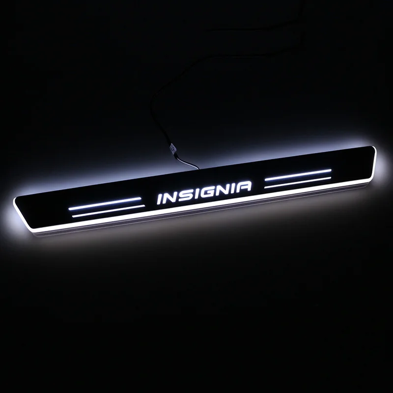  SNCN Trim Pedal LED Car Light Door Sill Scuff Plate Pathway Dynamic Streamer Welcome Lamp For Opel  - 32875759133