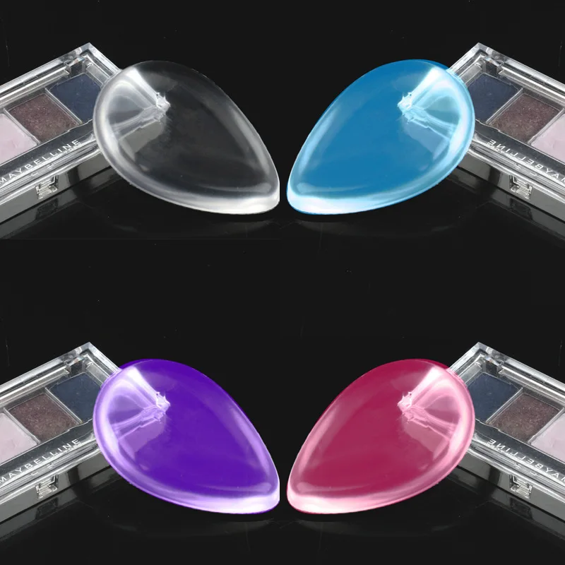 1pc Jelly Silisponge Powder Puff Clear Silicone Gel Sponge for Face