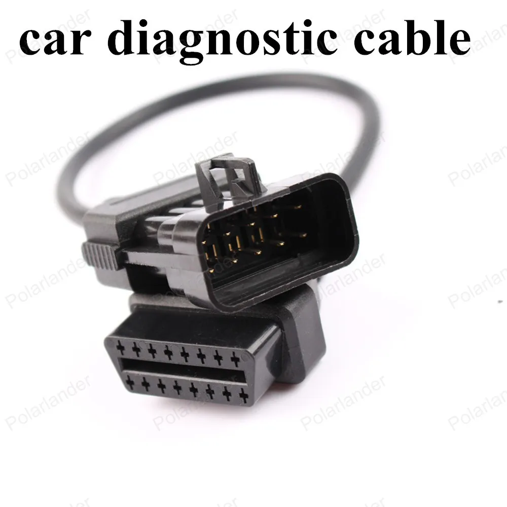 car scanner cable for OPEL 10pin to 16pin OBD2 cable Service adapter