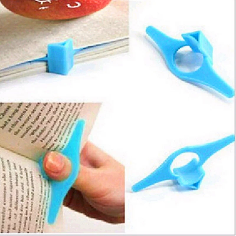

10pcs/Lot Multi-functional Thumb Book Support Bookmark Page Holder Supportor Bookends Kids Gifts