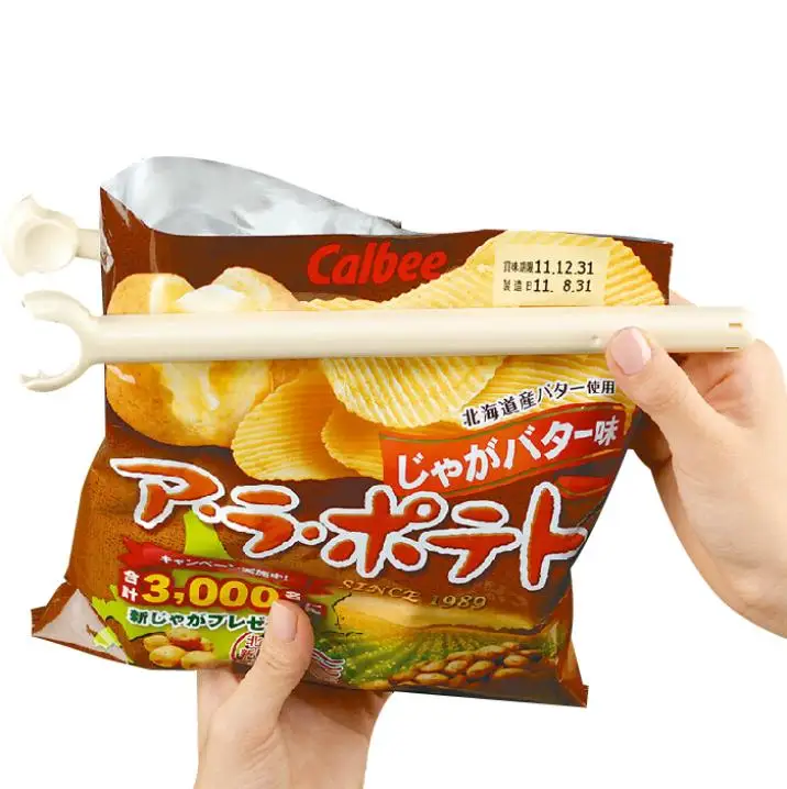 Japan Inomata Plastic Food Sealing Storage Bag Clips Freezer Snack