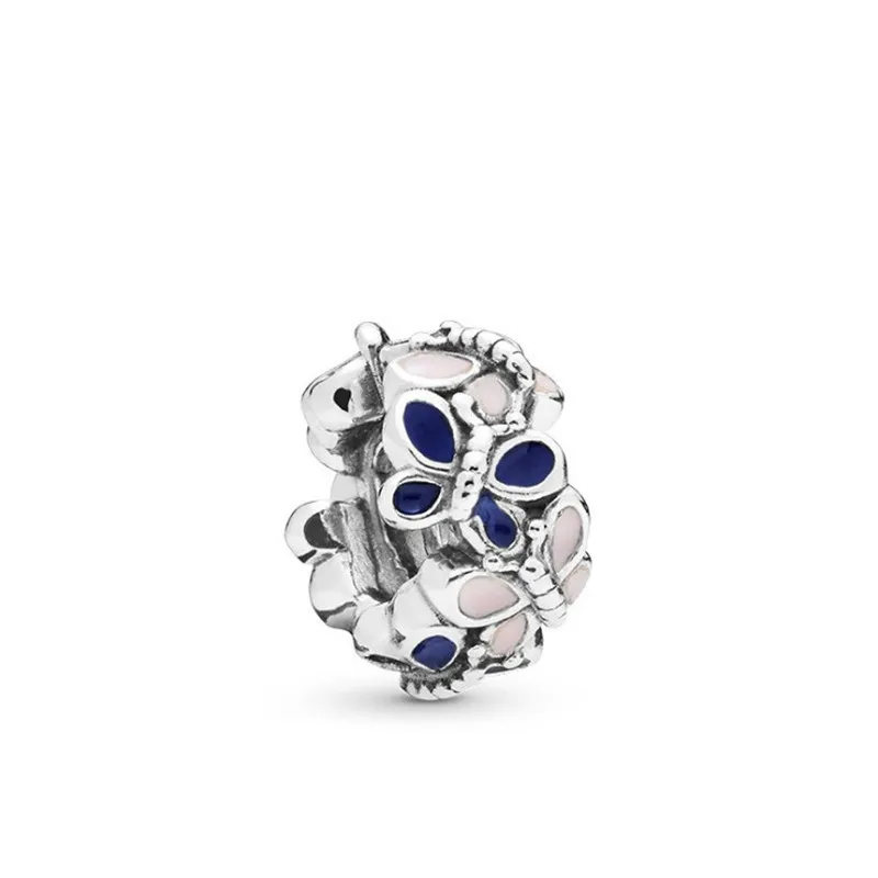 

Oil Around Butterfly DIY Jewelry Charms Fashion Beads Fit Pandoraa Bracelet & Necklaces Pendant Beads Jewelry Making Women Gifts