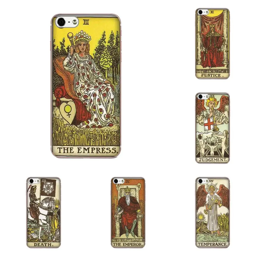 Таро карты дьявол популярный чехол для Apple iPhone 4 4S 5 5C 5S SE 6 6S 7 8 Plus X XS Max