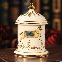 Карусель зубочистка керамическая зубочистка гостиная стол баночка для зубочисток бытовой ватный тампон