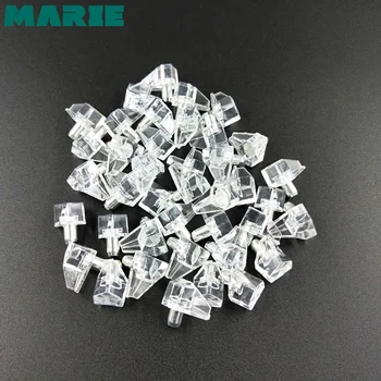 

Super Quality ABS Shelf Supports Pegs Studs Clear With Metal Pin Kitchen Cabinet Shelves