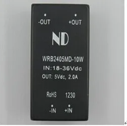 

1pcs/lot dc dc step down converter 24V to 5V 10W Single output dc-dc power modules Free shipping