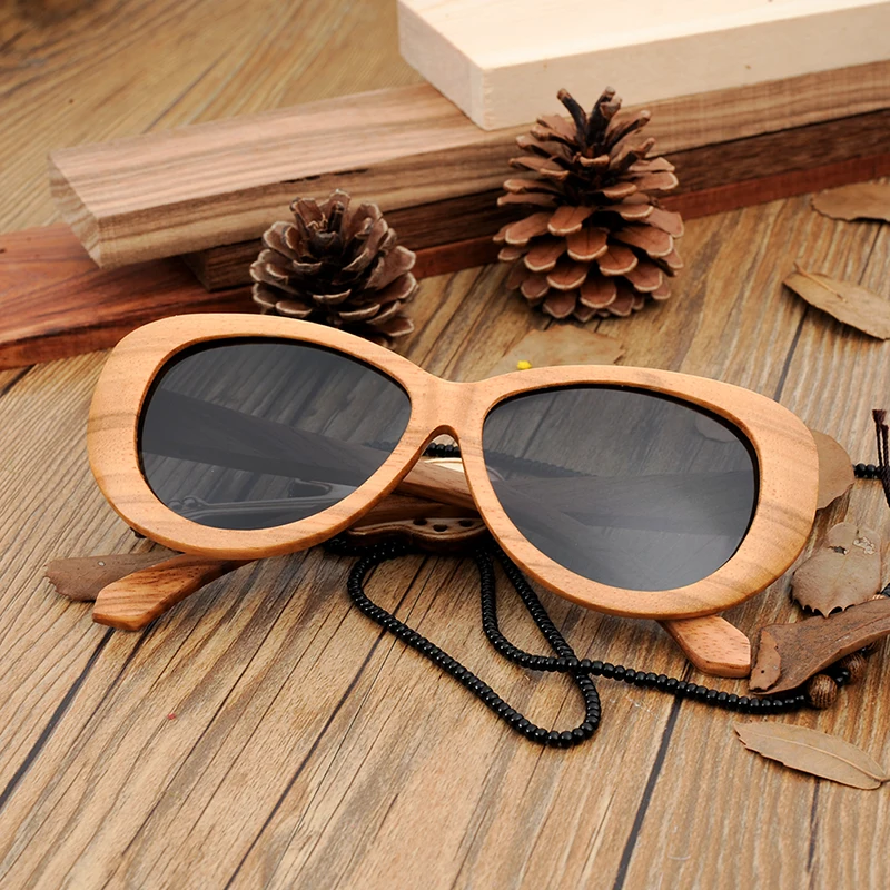 

BOBO BIRD Handmade Design Mens Wooden Sunglasses With Beech Frame And Grey Polarized Lens As Gift For Women Mens Drop Ship