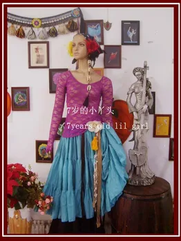 

Lace belly dance long top DP24