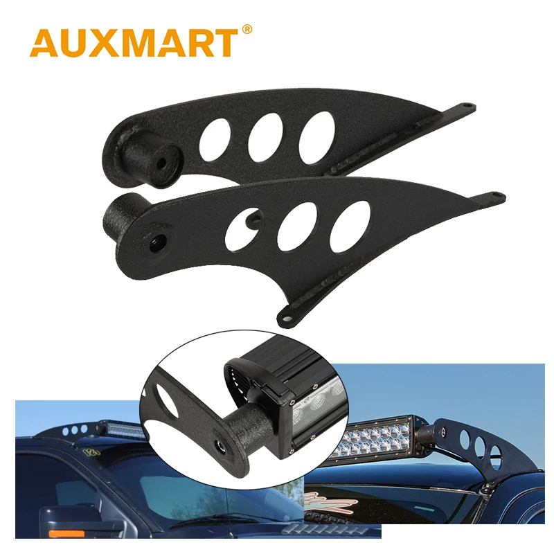 

Auxmart for Ford F150 2009~2014 Mounting Brackets fit 50" Straight LED Light bar for Ford Excursion 2000~2005 LED lamp holder