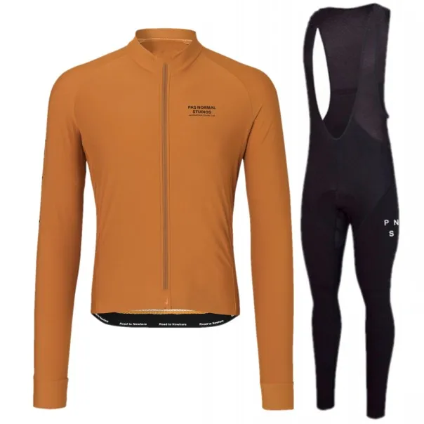PNS Мужская футболка с длинными рукавами, комплекты для велоспорта, костюм для велоспорта, комплект для велоспорта, дышащая одежда для велоспорта - Цвет: Set 4