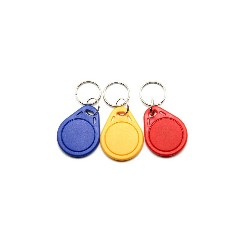 

10 pcs/ 5pcs 13.56 mhz UID repeated erase keychain elevator induction smart buckle community gate security access card
