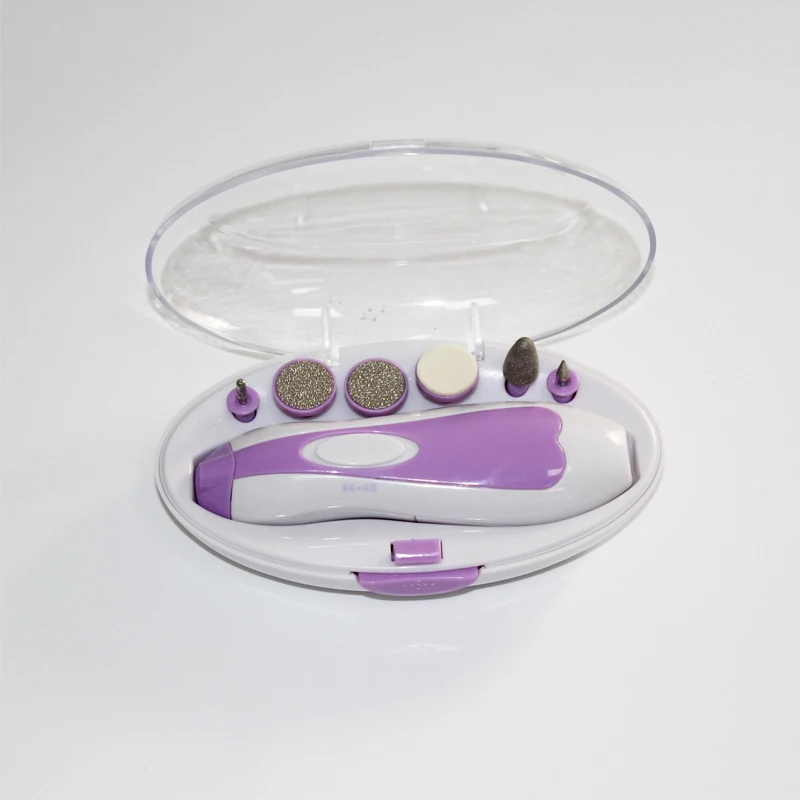

Women Baby Electric Manicure Pedicure Kit Set Nail Health Tool Shaping Cone Polishing Buffing Trimming Disc Cuticle Barrel