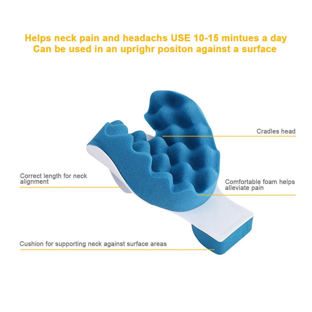 Успокаивающая подушка для шеи, губка для головы и шеи, расслабляющая подушка для шеи и плеч
