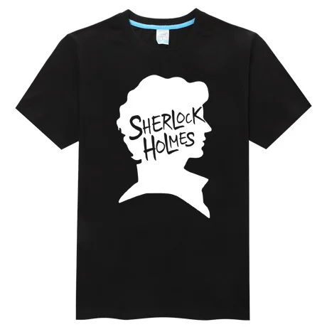 Я не "т бритье для Шерлока Холмса Футболка I AM SHER LOCKED Мужская футболка BBC sitcoms ДЕТЕКТИВНАЯ Мужская футболка для полных светящихся рубашек - Цвет: 8