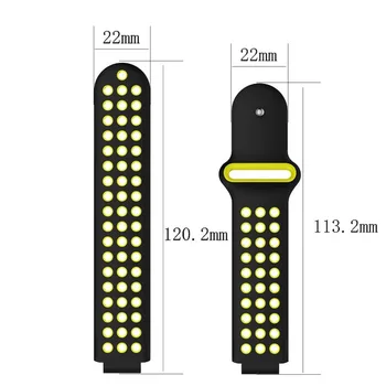 

Wristband Replacement For Garmin Forerunner645/approach S6/approach S20 Soft Breathable Waterproof Silicone 1ew