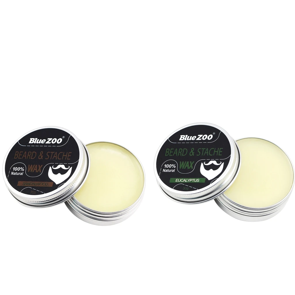 2pcs Beard Balm For Men Best Growth Cream Moisturizer and Softener Lotion for Beard Styling