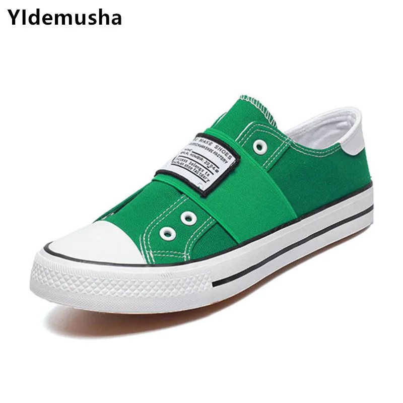

YIdemusha 2018 New Men Sneakers Breathable Soft Male Canvas Print Shoes Autumn Casual Slip on Men Shoes Causal Shoes Slipony Men