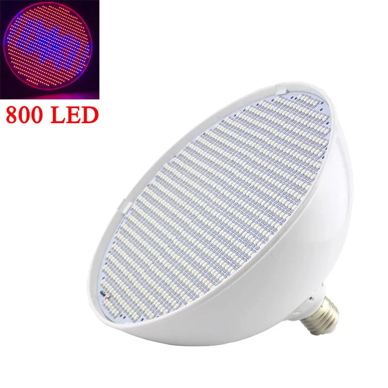 800 Led Plant grow light red blue Growing tent greenhouse E27  hydro Flower lamp 