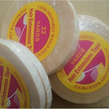 1 рулон, Высококачественная супер лента для волос синего цвета, двусторонний скотч для кожи, уток волос/полиуретановая сетка для волос 0,8 см x 22 ярдов