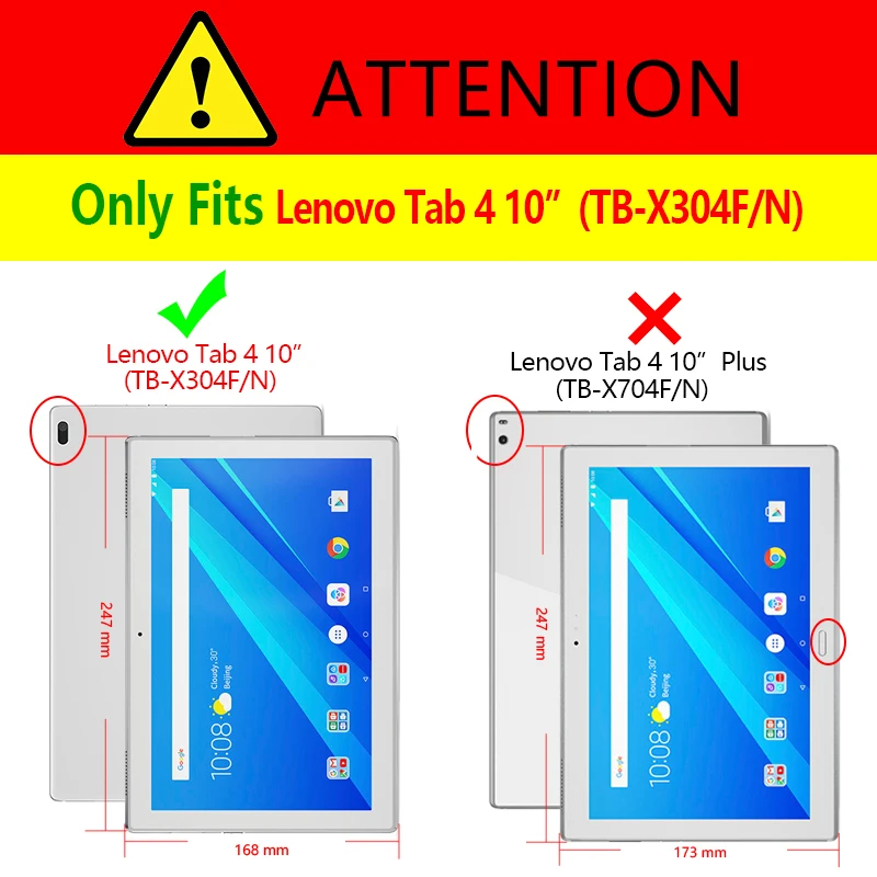Магнитный чехол для Lenovo TAB 4 10 Женский/F/L планшета Tab Tab4 1 дюйма 2017 Ультратонкий