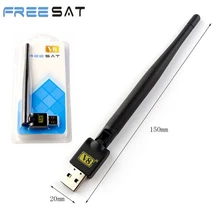 Freesat RT5370 USB WiFi для V7HD, V8 Золотой спутниковый ТВ приемник 150 Мбит/с беспроводная сетевая карта 802,11 b/g/n LAN адаптер Розничная