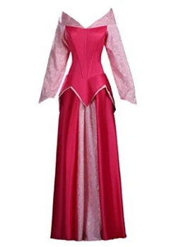

2016 Adult Custom Made Princess Aurora Cosplay Sleeping Beauty Costume Dress Christmas Party Halloween Costumes