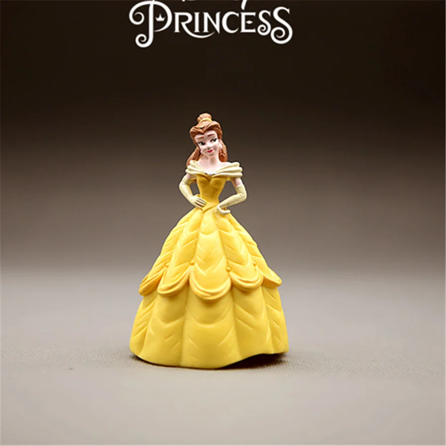

48pcs/lot 8cm Beauty and the Beast the belle princess Anime Figures belle action figures