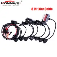 OBD2 Cables Full Set 8pcs Car Cables For Car For VD TCS CDP Pro Plus Car Cable Diagnostic Tool Interface OBD II Scanner Cable