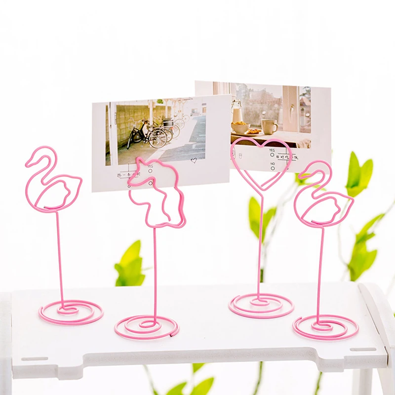 

Card Holder Table Photo Memo Number Name Clips Message Clips Stationery Gifts Cute Desk Notes Folder Clips Wedding Favors Place
