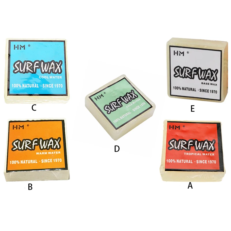 

High Quality Anti-slip Surf Wax Universal Surfboard Skimboard Skateboard Waxes Surfing Latest Square Surf Wax Board Accessory