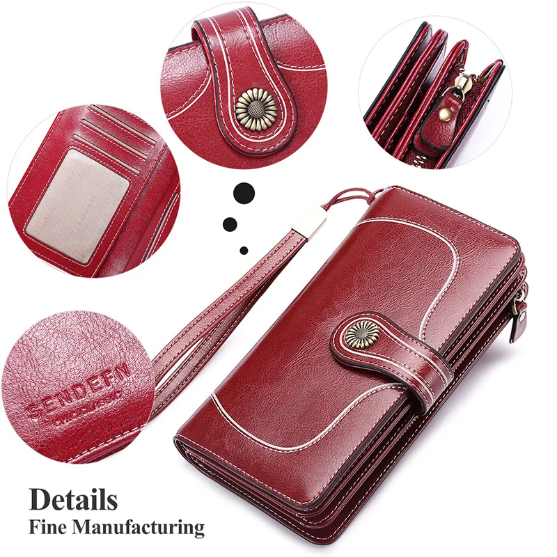

Manufacturers direct 2019 large capacity leather wallet