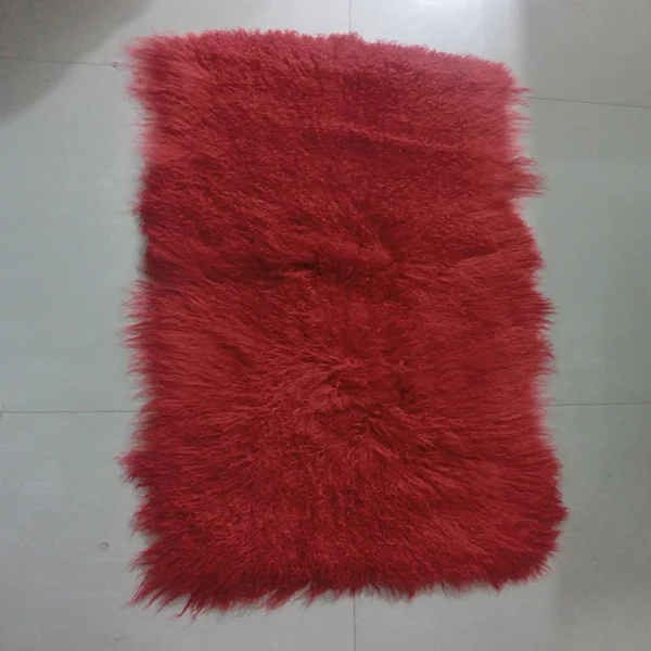 Entertainment Memorabilia Natural Tibetan Lamb Rug Goat Skin Blanket Mongolian Blanket Sheep Fur