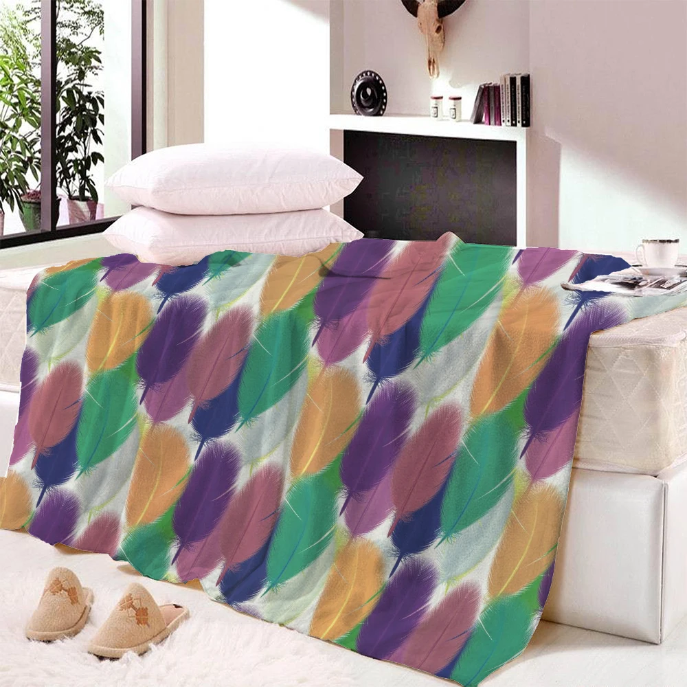 Print Blanket8 Печатное одеяло цифровой личности дизайн дома Спальня эксклюзивный дизайн Four Seasons Мемориал на заказ - Цвет: Print Blanket8