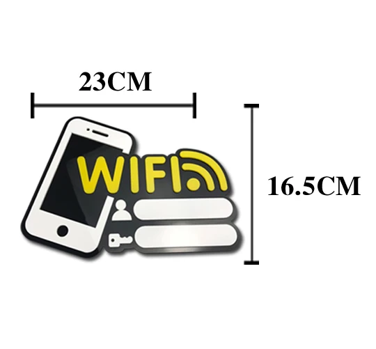 Aqumotic Бесплатный Wifi стикер 1 ПК акрил пароль знак номер счета доска Добро Пожаловать Знак Наклейка для стены кафе бар доска