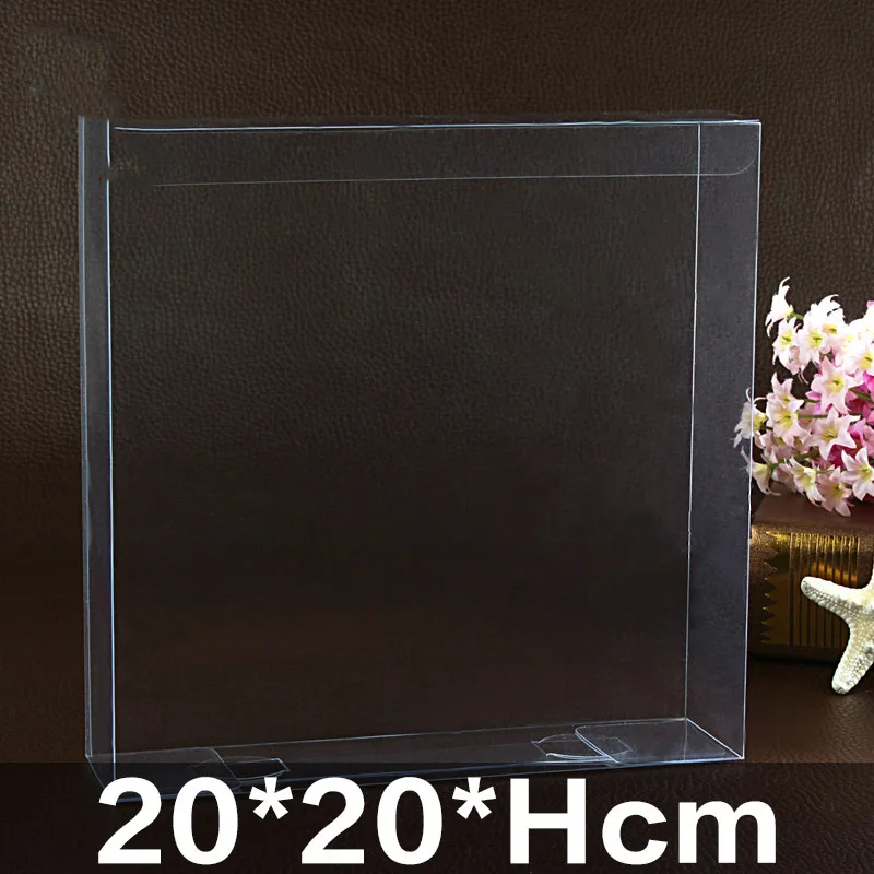 

10pcs Hotsale New Design plastic PVC Students Book waterproof Packaging Box and laptop Packaging 20*20*H cm custom cost extea