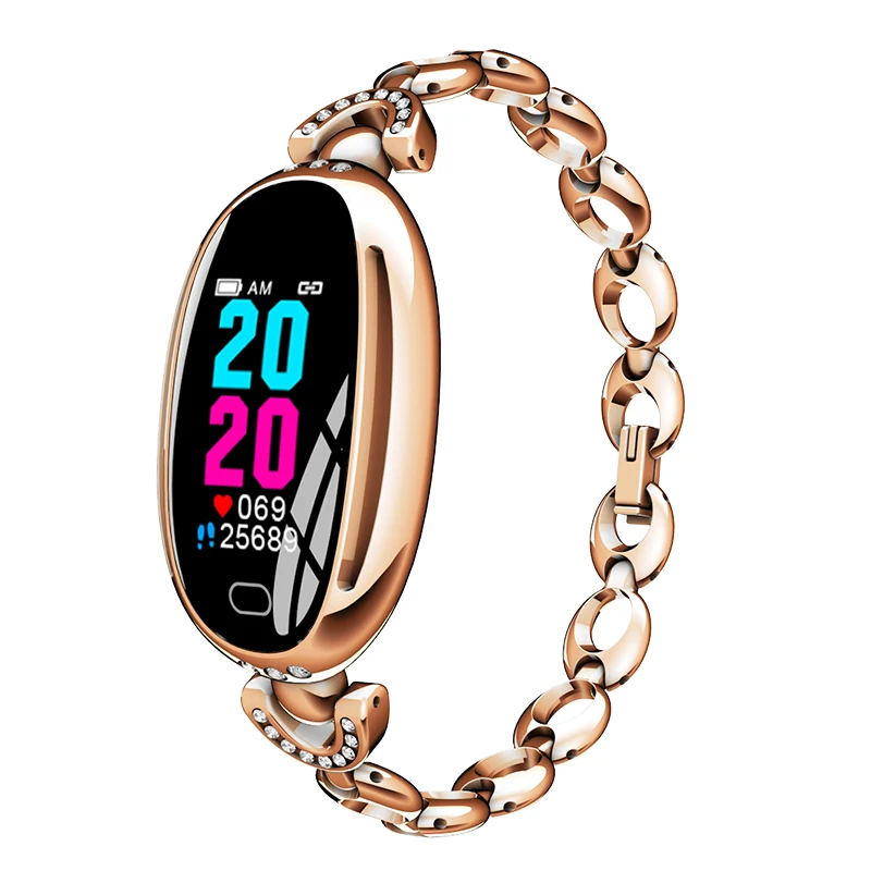 

Green Sky Smart Watch Women 2019 Waterproof Heart Rate Monitoring Bluetooth For Android IOS Fitness Bracelet Smartwatch